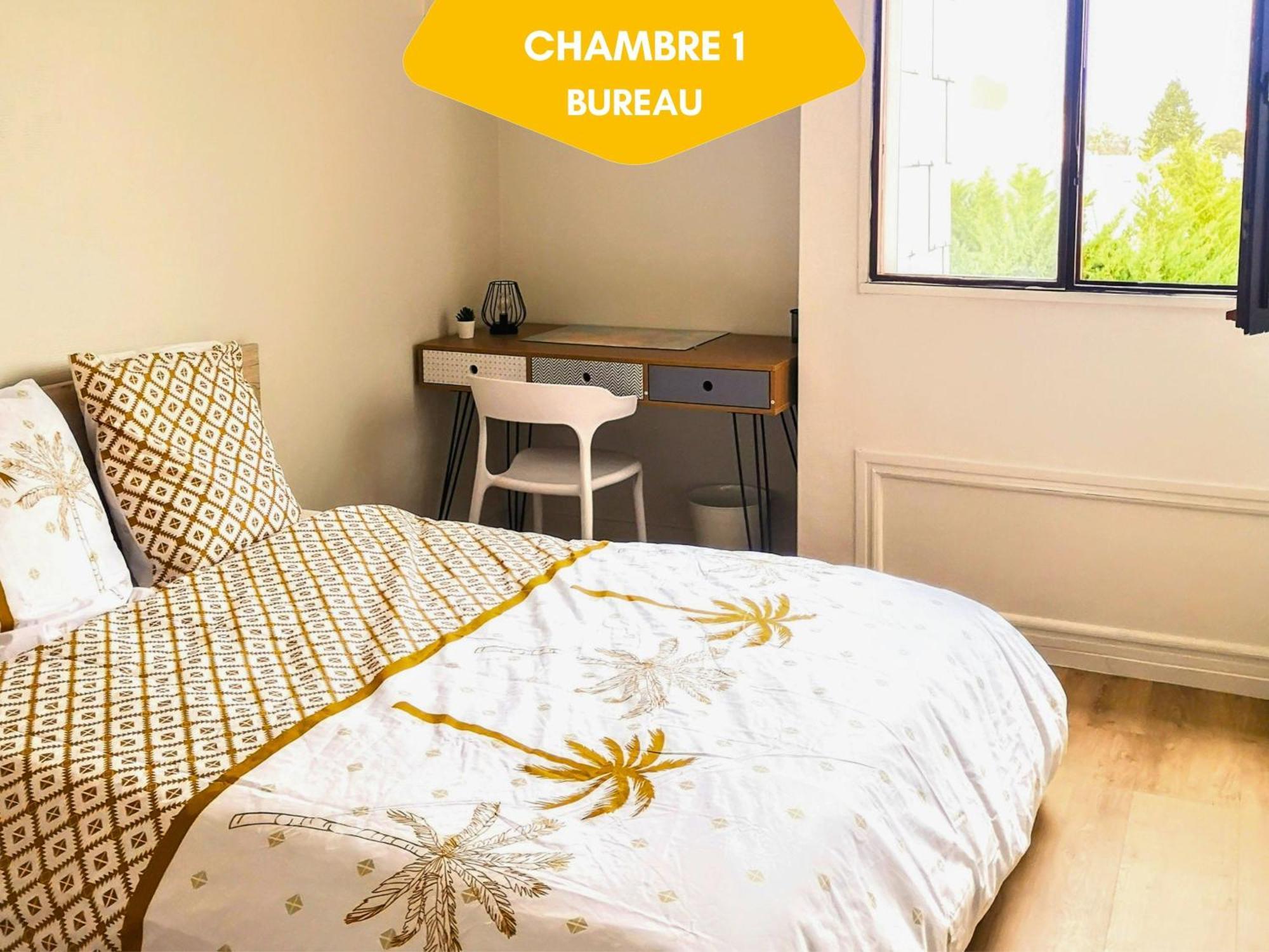 Ideal Groupe - Grands Espaces - 4 Chambres - Parking Gratuit - Proche Centre, Gare & Transports - Wifi - Offre Special De Reduction Jusqu'A -50 لو مان المظهر الخارجي الصورة