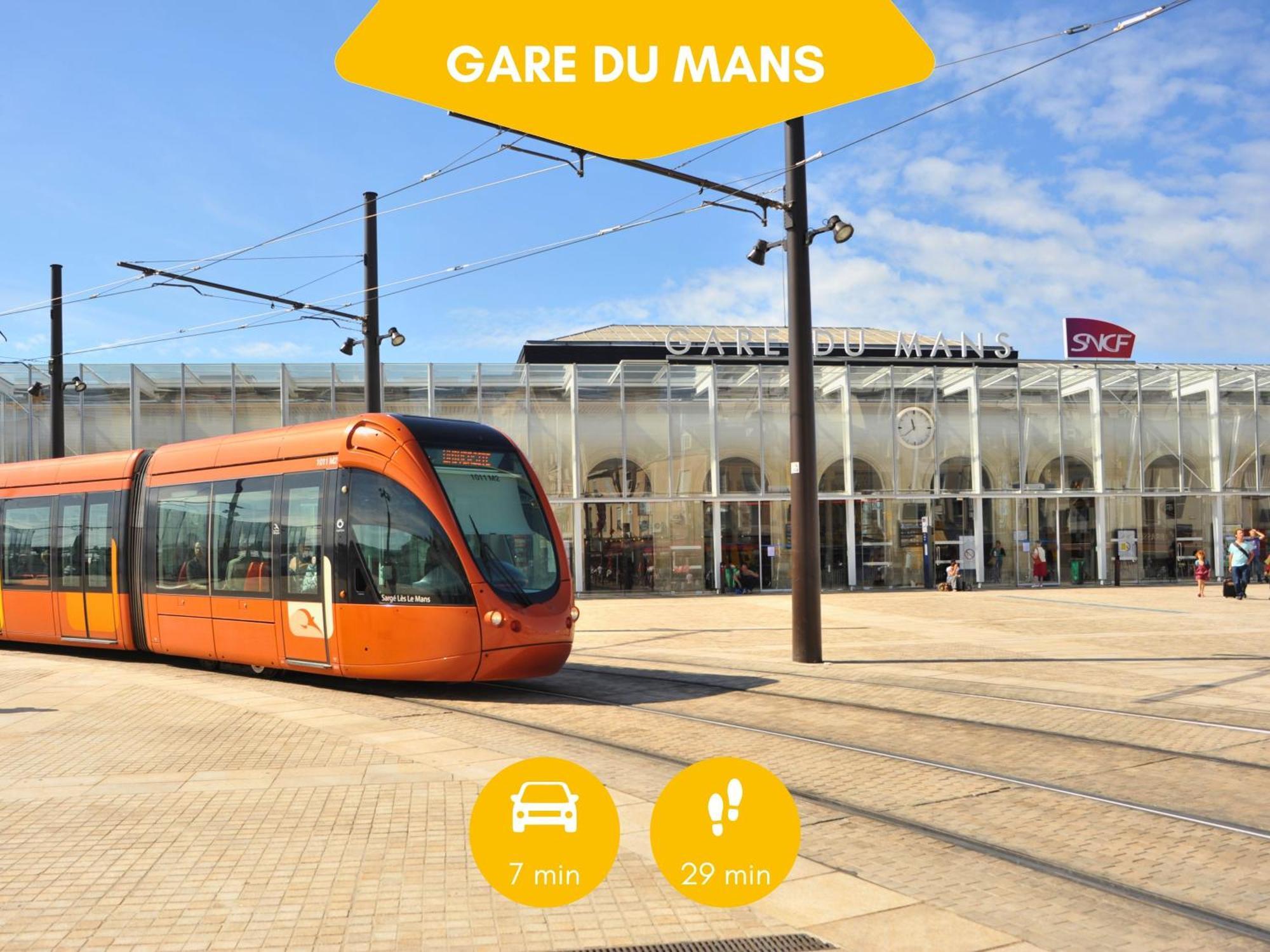 Ideal Groupe - Grands Espaces - 4 Chambres - Parking Gratuit - Proche Centre, Gare & Transports - Wifi - Offre Special De Reduction Jusqu'A -50 لو مان المظهر الخارجي الصورة